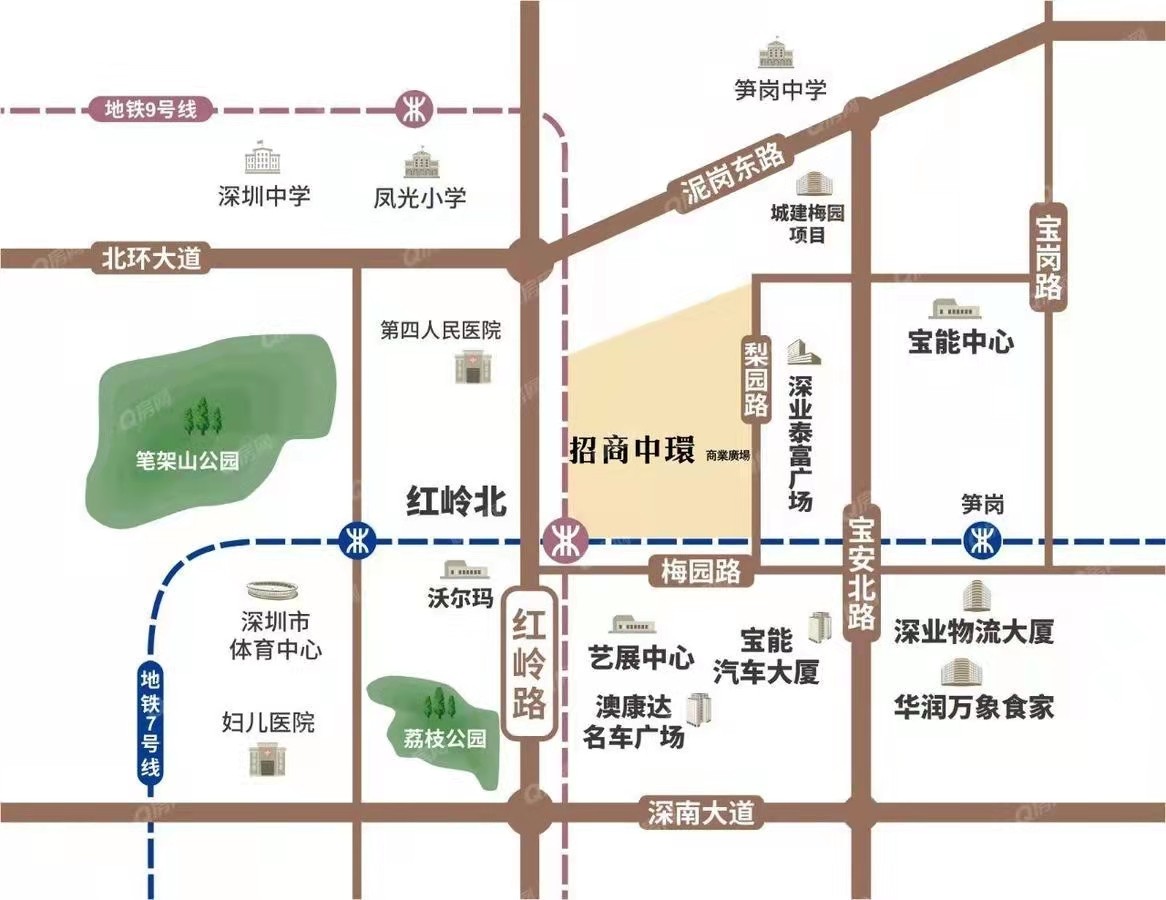 中(zhōng)國(guó)人保金融大廈，招商(shāng)中(zhōng)環熙悅荟-均價120000元/平